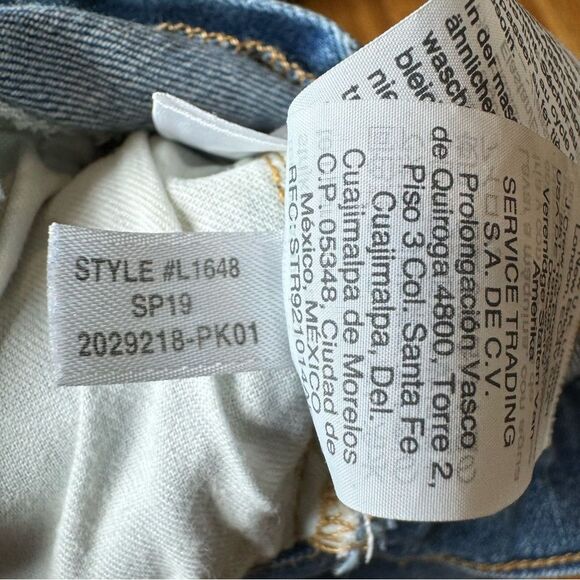 Shorts J. Crew 10" highest-rise cutoff denim blue boy shorts - Picture 6 of 6